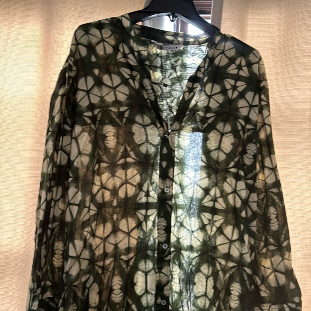 Zara brand Women Vintage shirt dress